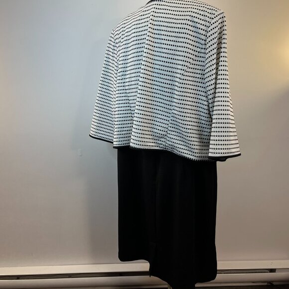 Maya Brooke Women's Sleeveless Dress and 3/4 Sleeve Jacket 2-Pc Set - Size 24W - Picture 6 of 8